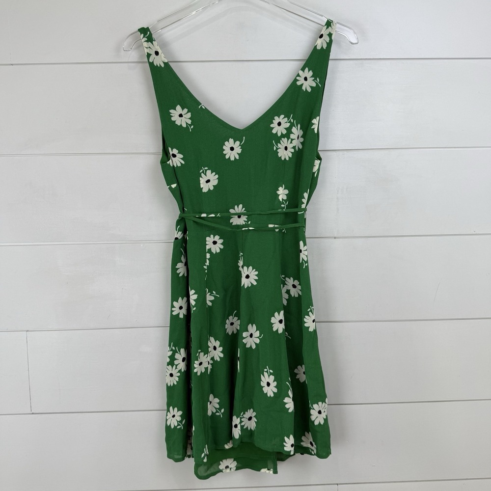Reformation Green Floral Mini Dress - Picture 9 of 13